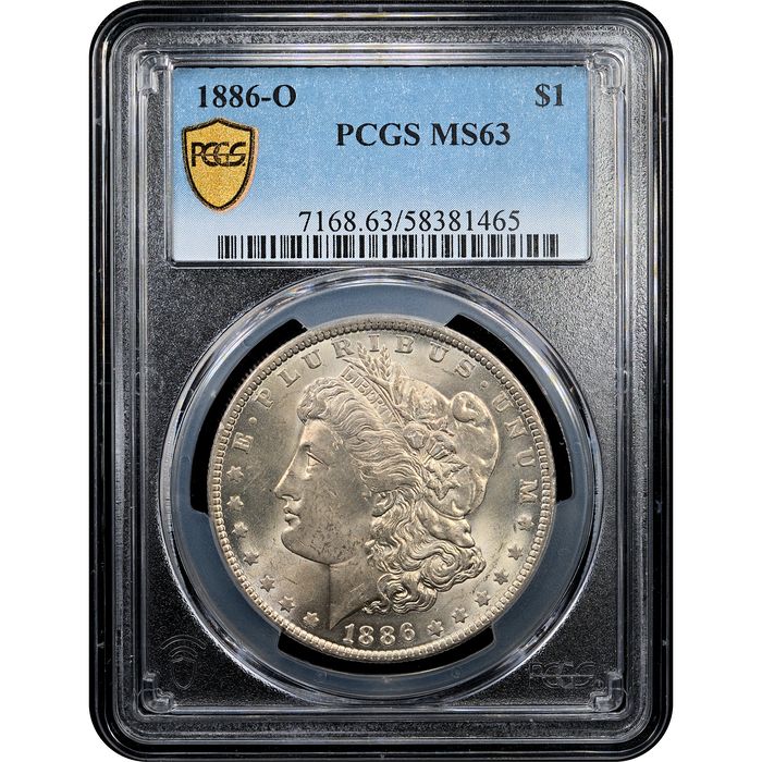 1886-O Morgan Dollar ($1) Obverse Slab Image