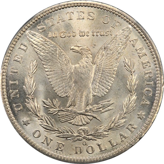 1886-O Morgan Dollar ($1) Reverse Image
