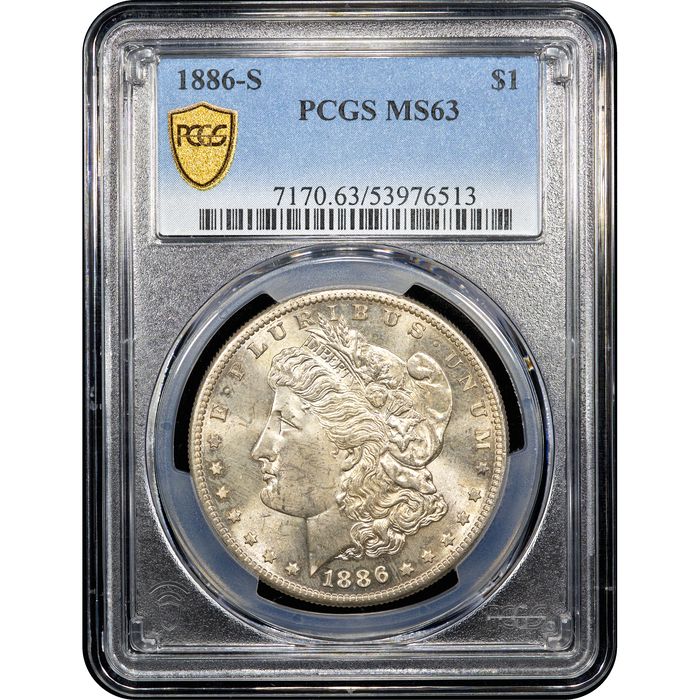 1886-S Morgan Dollar ($1) Obverse Slab Image