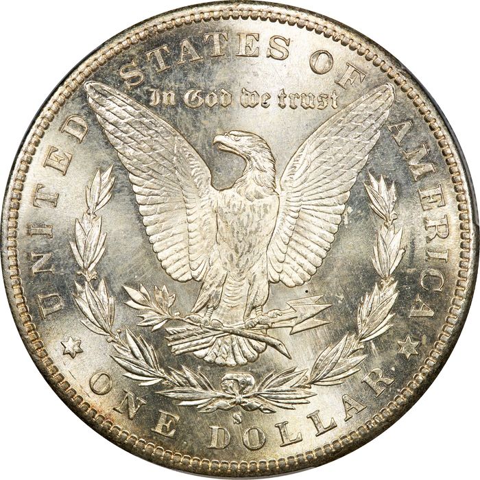 1886-S Morgan Dollar ($1) Reverse Image