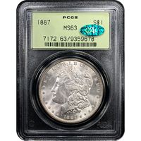 1887 Morgan Dollar ($1) OGH Obverse Slab Image