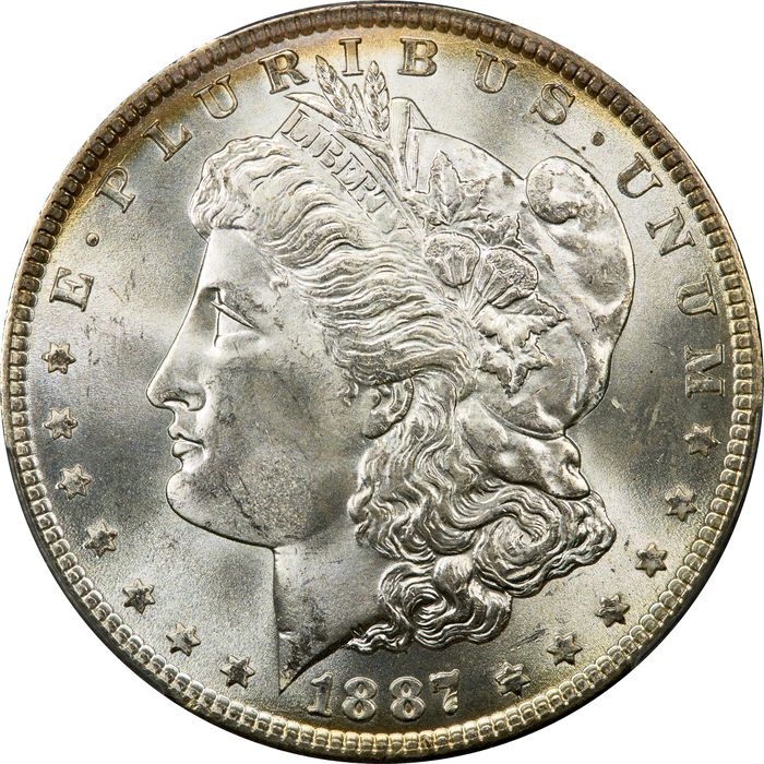 1887 Morgan Dollar ($1) Obverse Image