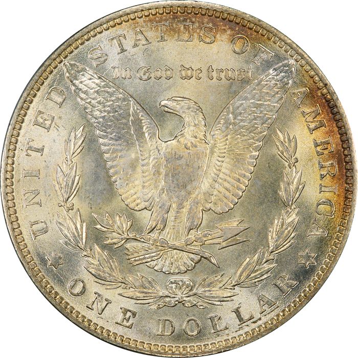 1887 Morgan Dollar ($1) Reverse Image