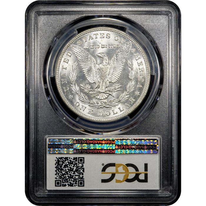 1887 Morgan Dollar ($1) Reverse Slab Image