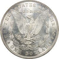 1887 Morgan Dollar ($1) Reverse Image