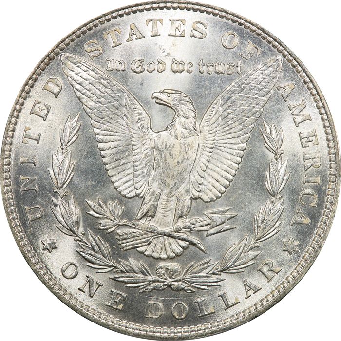 1887 Morgan Dollar ($1) Reverse Image