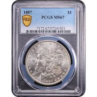 1887 Morgan Dollar ($1) Obverse Image