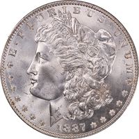 1887 Morgan Dollar ($1) Photo 3