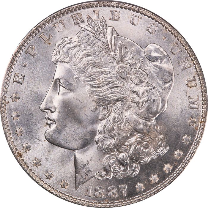1887 Morgan Dollar ($1) Photo 3