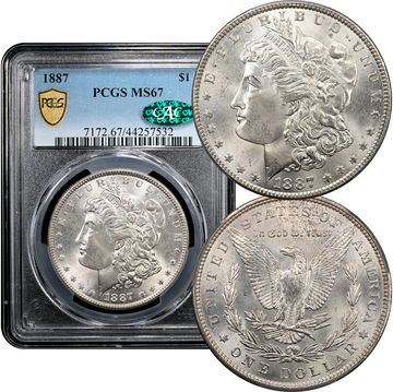 1887 Morgan Dollar ($1) Composite Image