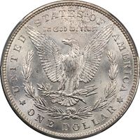 1887 Morgan Dollar ($1) Reverse Image