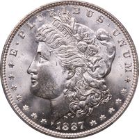 1887 Morgan Dollar ($1) Photo 3