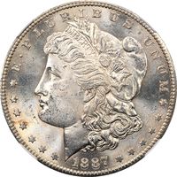 1887-S Morgan Dollar ($1) Obverse Image