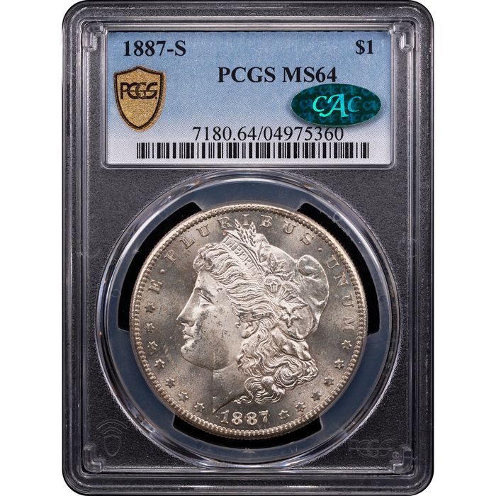 1887-S Morgan Dollar ($1) Obverse Slab Image