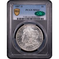 1887-S Morgan Dollar ($1) Obverse Slab Image
