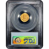 1888 Gold Dollar ($1) Reverse Slab Image