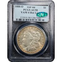 1888-O Morgan Dollar ($1) VAM 4 Hot Lips Obverse Slab Image
