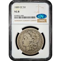 1889-CC Morgan Dollar ($1) Obverse Slab Image