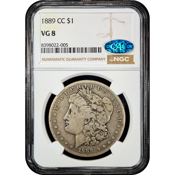 1889-CC Morgan Dollar ($1) Obverse Slab Image
