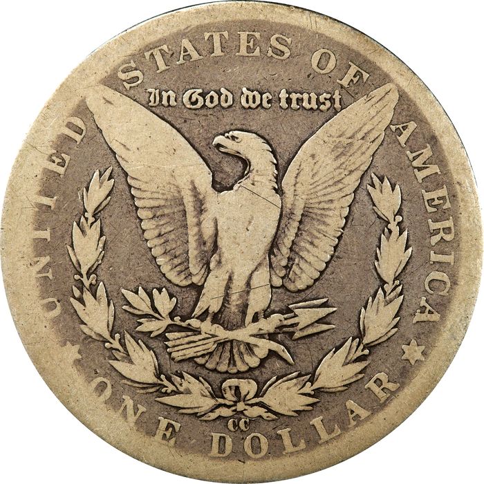 1889-CC Morgan Dollar ($1) Reverse Image