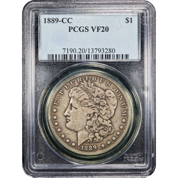 1889-CC Morgan Dollar ($1) Obverse Slab Image