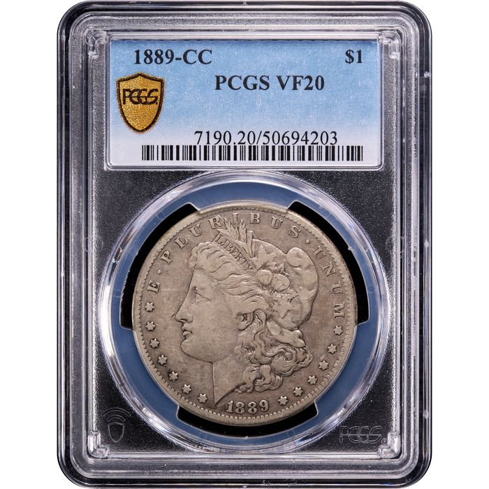 1889-CC Morgan Dollar ($1) Obverse Slab Image