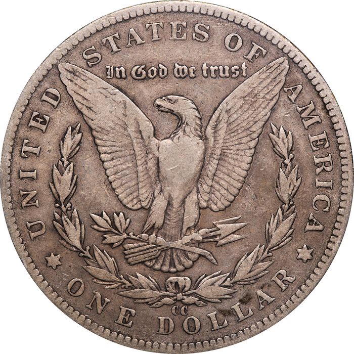 1889-CC Morgan Dollar ($1) Reverse Image