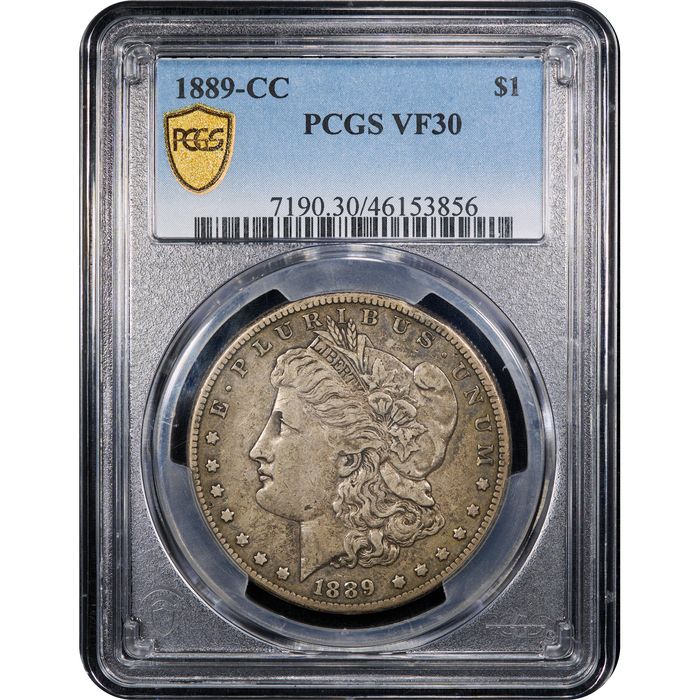 1889-CC Morgan Dollar ($1) Obverse Slab Image
