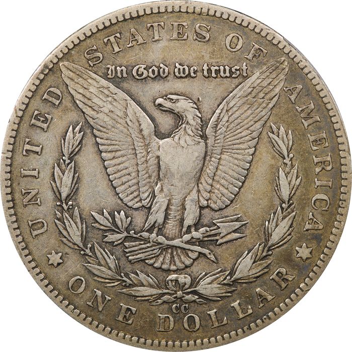 1889-CC Morgan Dollar ($1) Reverse Image
