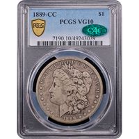 1889-CC Morgan Dollar ($1) Obverse Image