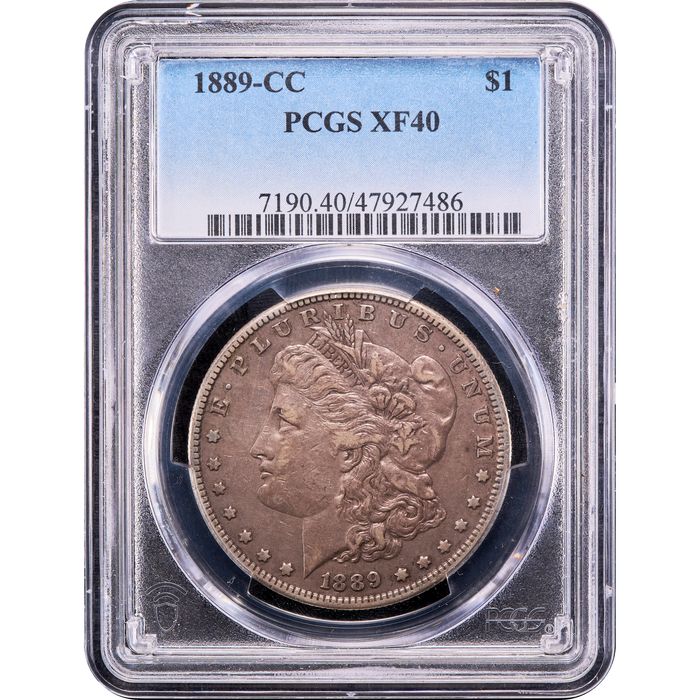 1889-CC Morgan Dollar ($1) Obverse Slab Image