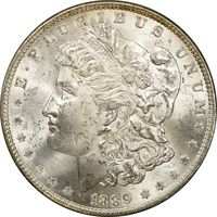 1889 Morgan Dollar ($1) Rattler Obverse Image