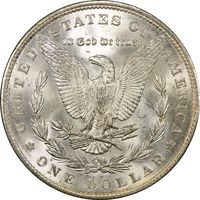 1889 Morgan Dollar ($1) Rattler Reverse Image