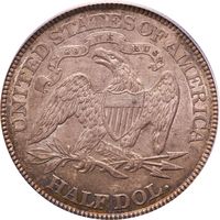1889 Seated Liberty Half (50c) Photo 4