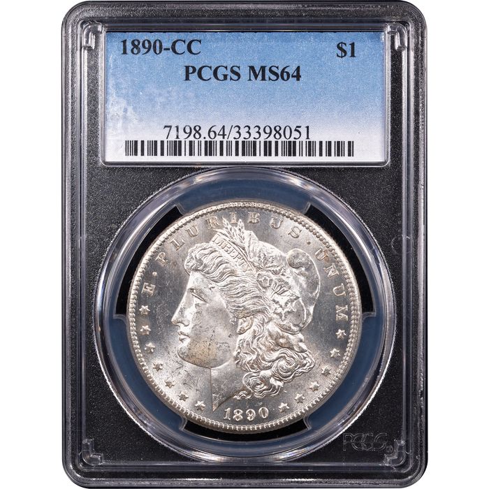 1890-CC Morgan Dollar ($1) Obverse Slab Image