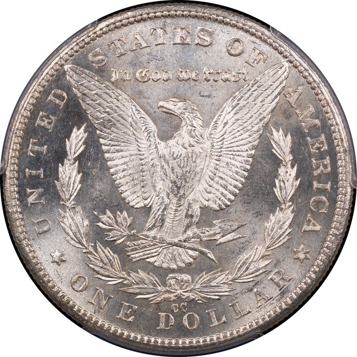 1890-CC Morgan Dollar ($1) Reverse Image
