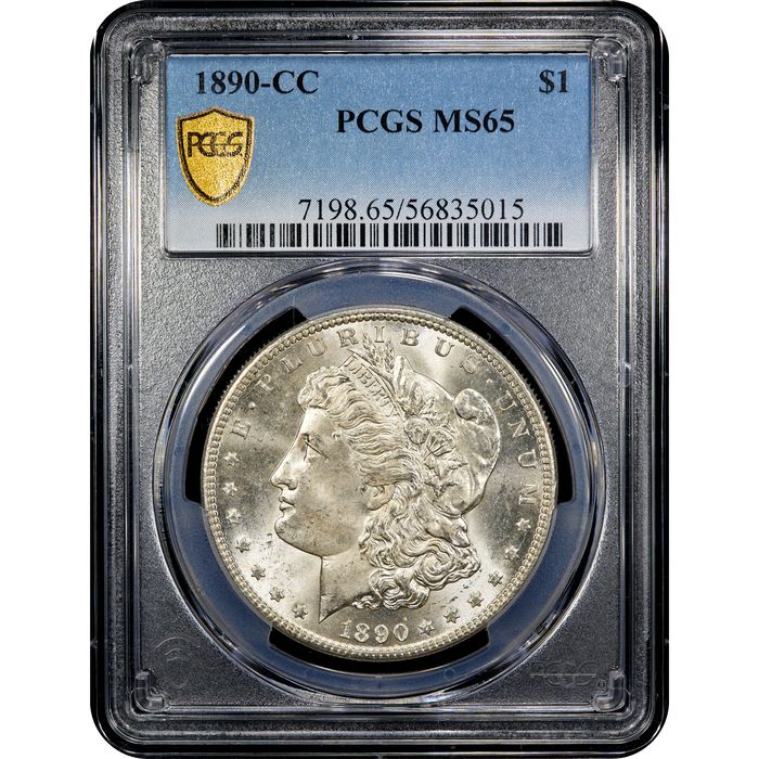 1890-CC Morgan Dollar ($1) Obverse Slab Image