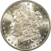 1890-CC Morgan Dollar ($1) Obverse Image