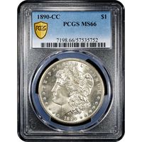 1890-CC Morgan Dollar ($1) Obverse Image