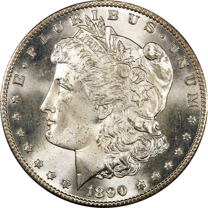 1890-CC Morgan Dollar ($1) Photo 3
