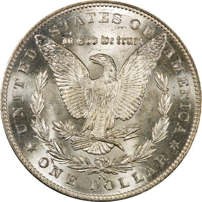 1890-CC Morgan Dollar ($1) Photo 4