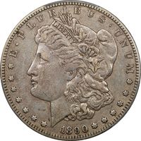 1890-CC Morgan Dollar ($1) Photo 3