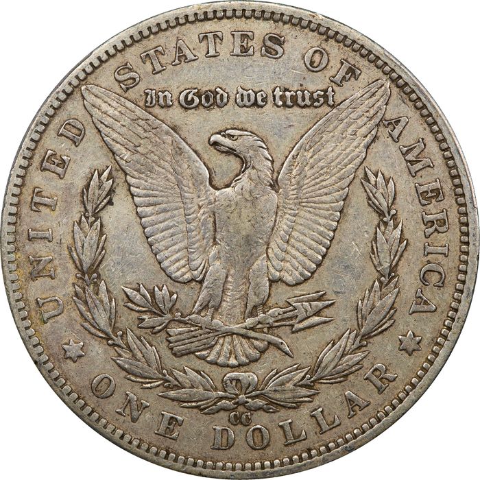 1890-CC Morgan Dollar ($1) Photo 4