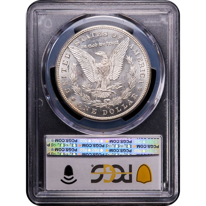 1890-CC Morgan Dollar ($1) Tailbar Reverse Image