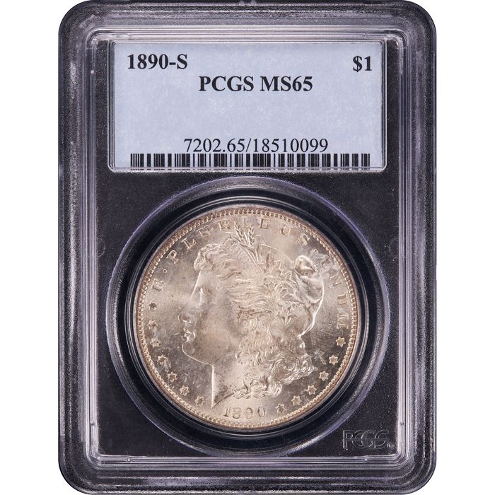 1890-S Morgan Dollar ($1) Obverse Slab Image