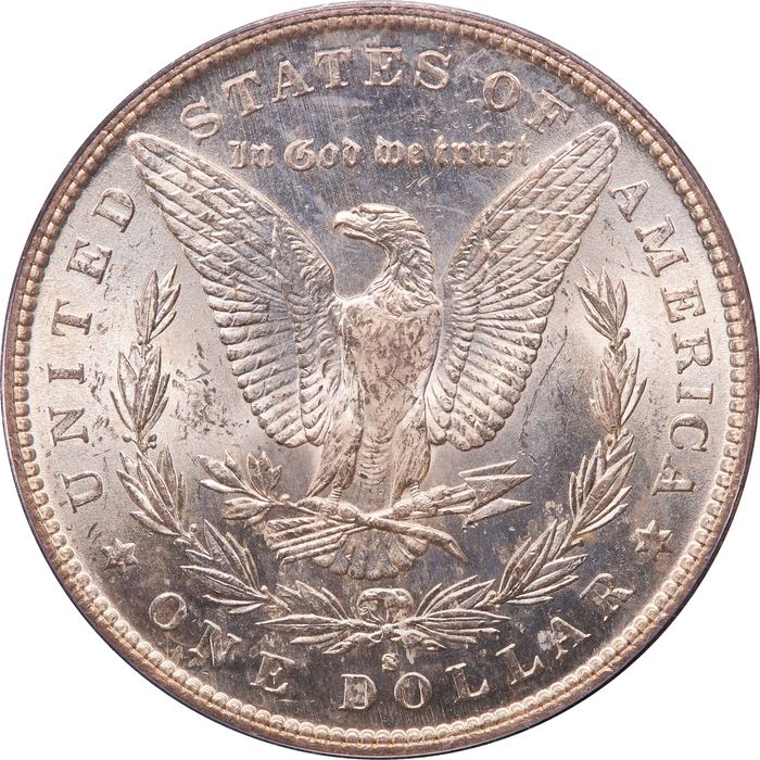 1890-S Morgan Dollar ($1) Reverse Image