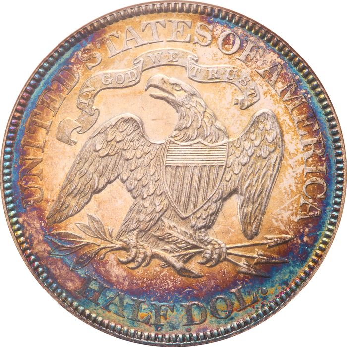 1890 Seated Liberty Half Dollar (50c) Photo 4