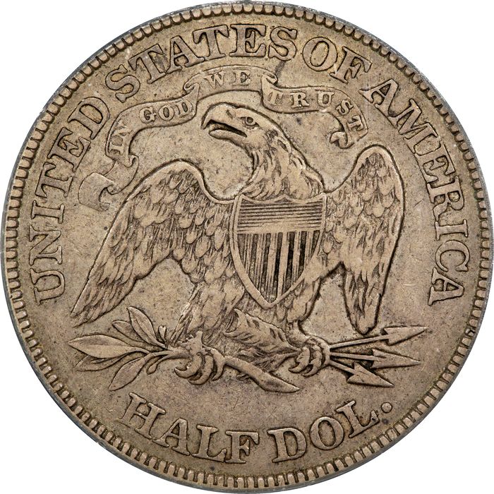 1890 Seated Liberty Half Dollar (50c) Photo 4
