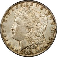 1891-CC Morgan Dollar ($1) Obverse Image