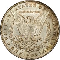 1891-CC Morgan Dollar ($1) Reverse Image